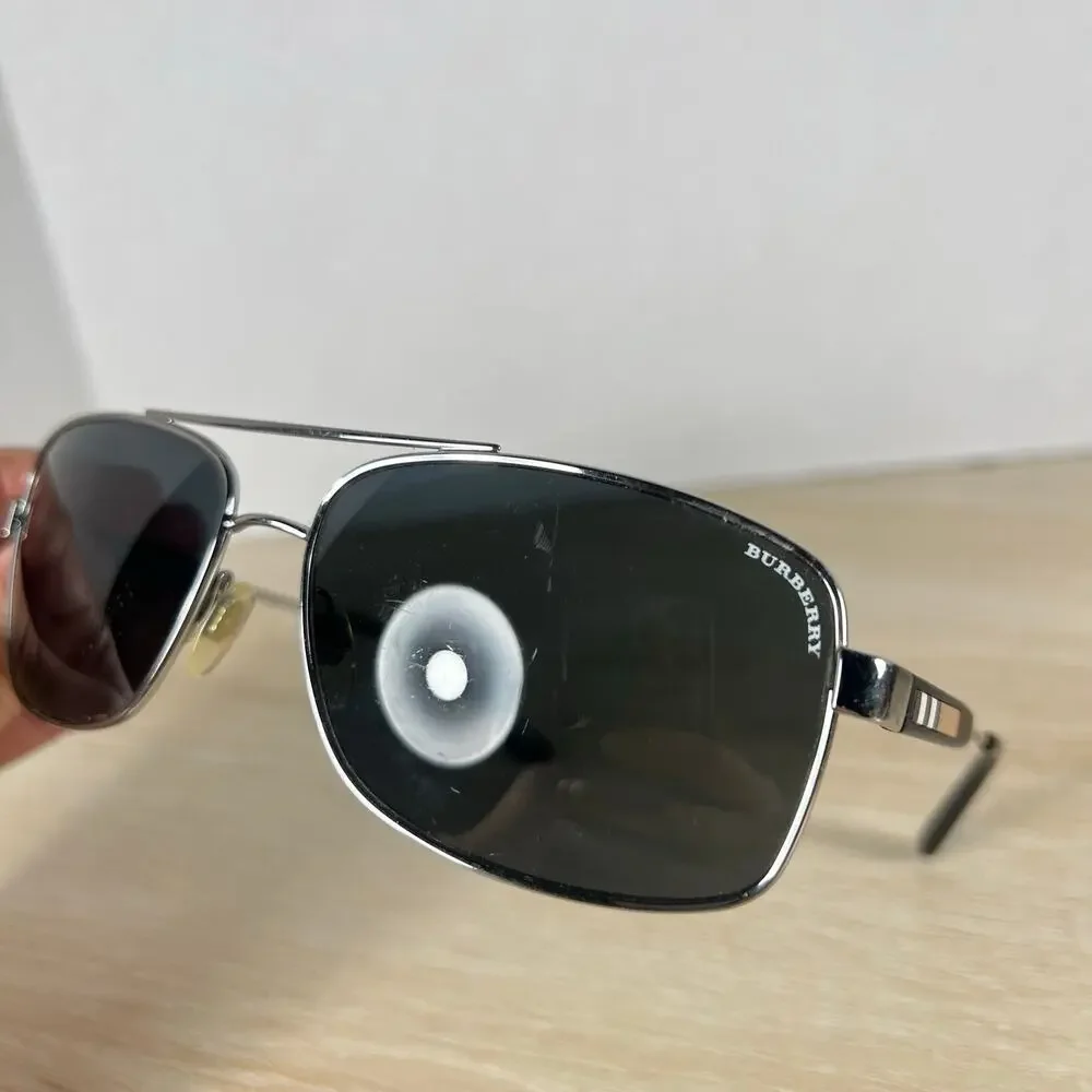 Burberry B3074 1003/87 Sunglasses FRAMES ONLY Silver Black 63-15-135